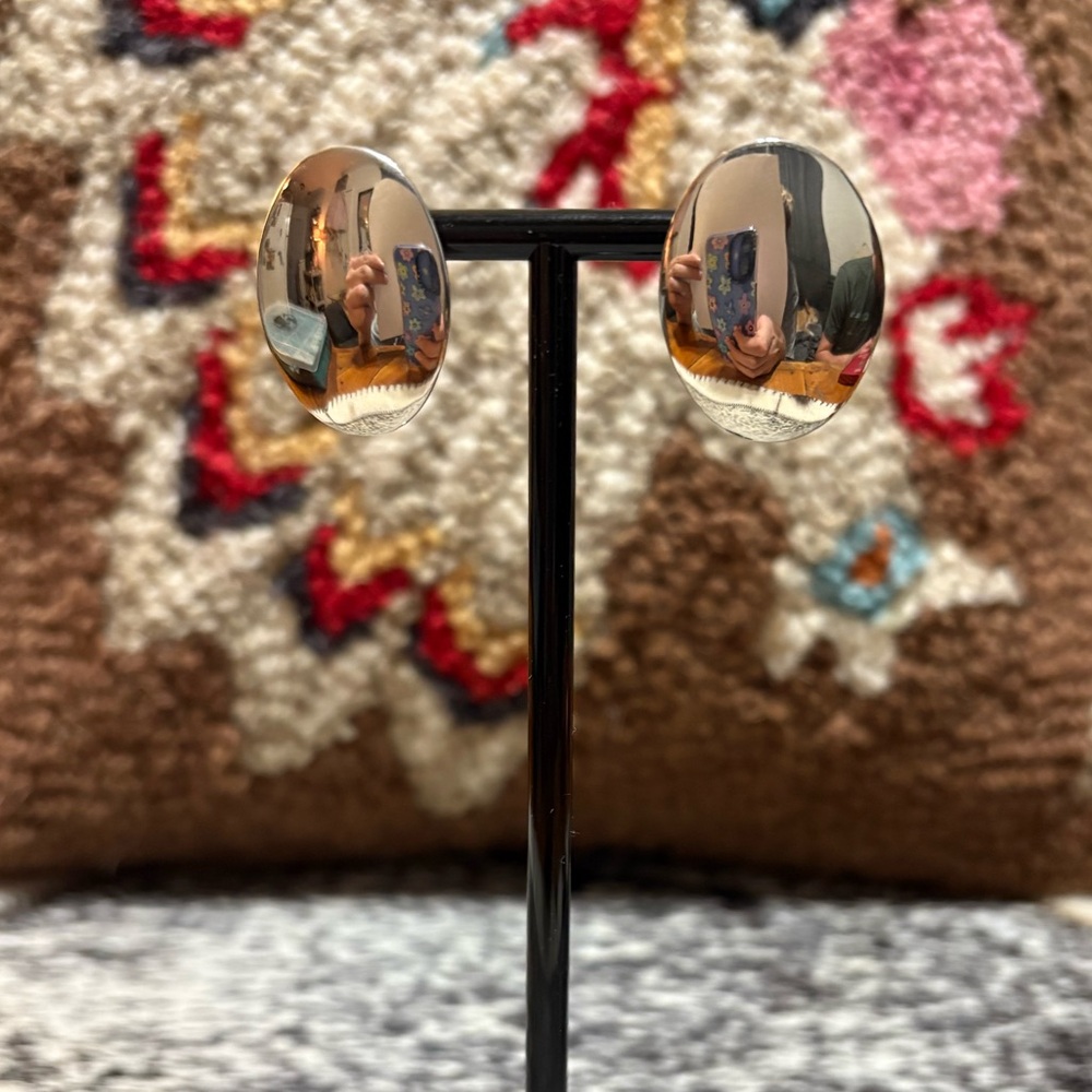 Sterling Silver (not stamped) Concho Studs